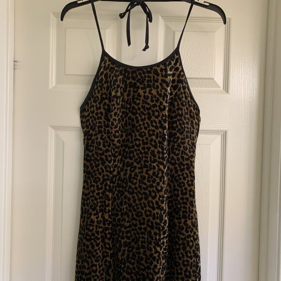Sharnel Leopard Halter Dress - Picture 1 of 2
